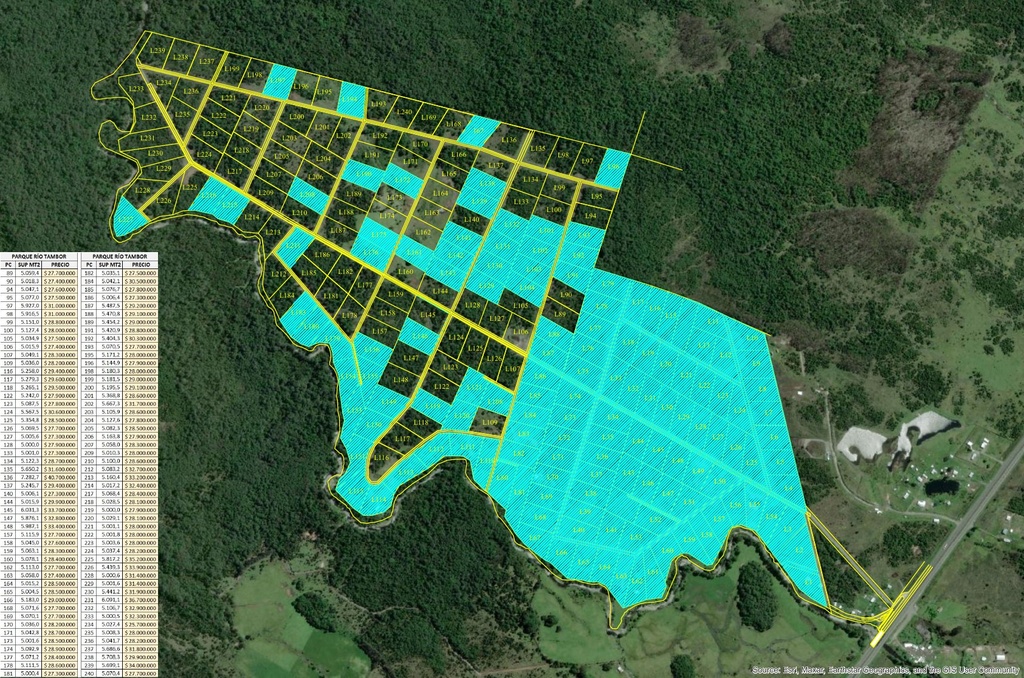 Plano GEOVENTA Parque Río Tambor 07-2026